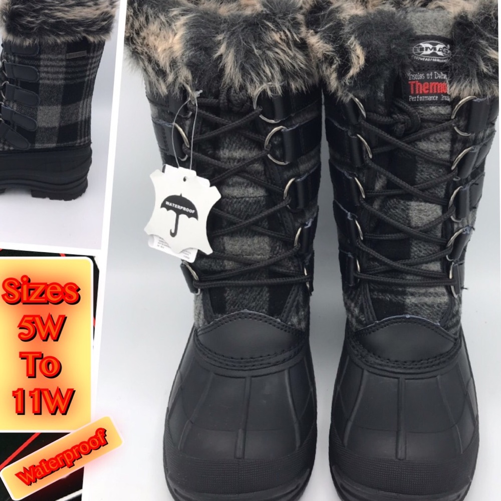 Waterproof Women's Snow,Rain,Winter Boots - Picture 3 of 7